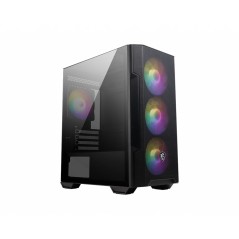 MSI MAG FORGE M100R Tower ATX - Stylish Black Gaming Case for Ultimate Performance | 4719072932220